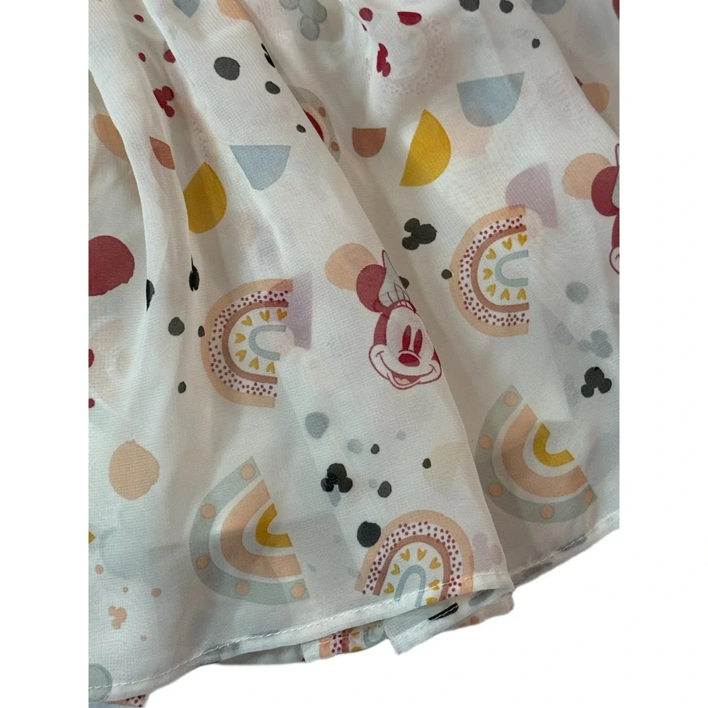 Disney Minnie Mouse Fit & Flare Tulle Dress Toddler Girl 2T Shabby‎ Chic Girly